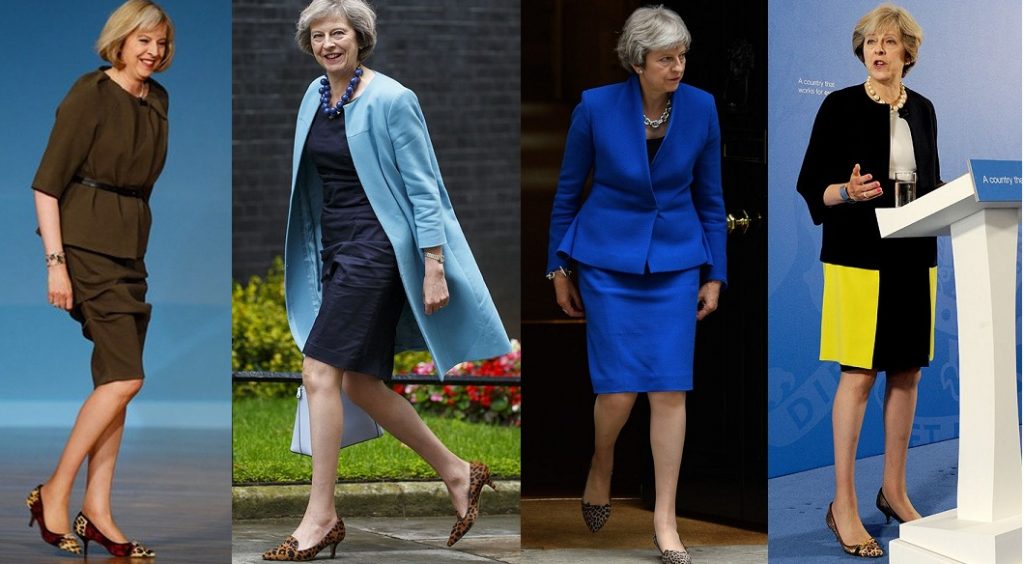 Theresa May leopar desenli ayakkabı