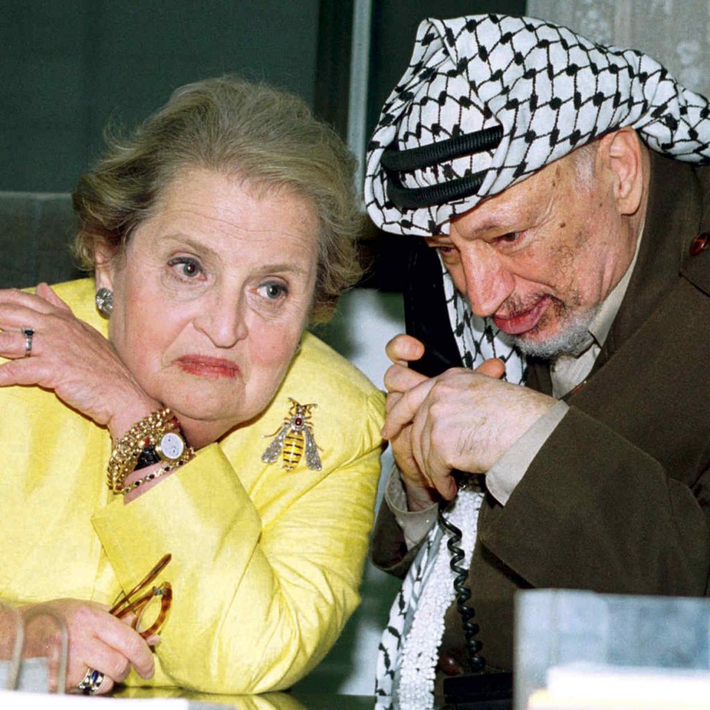 madeleine albright yasser arafat