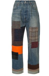 patchwork kot pantolonları 2021