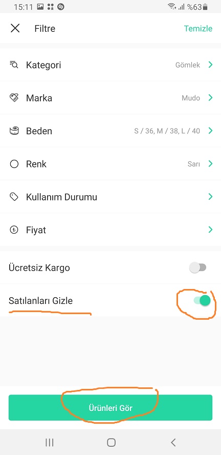 dolap uygulamasında ürün arama püf noktaları